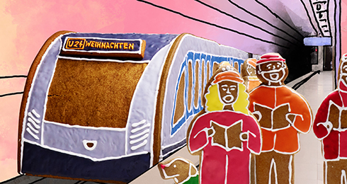 Weihnachtsvideo mit handbemalten und frisch gebackenen Lebkuchen von Hans Gerlach