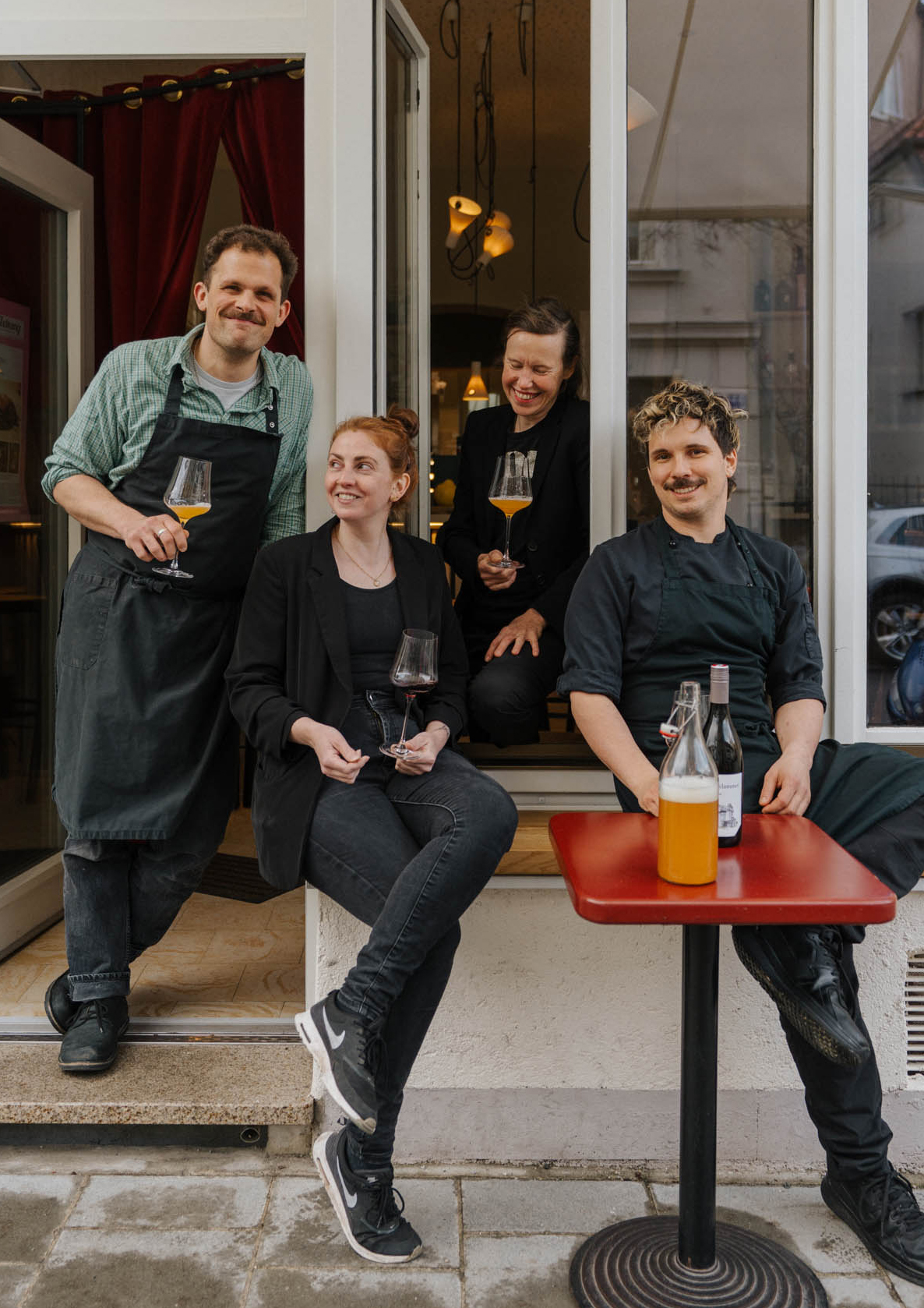 Clemens Huber und Julian Fritz im Malva-Restaurant - ©annalenaduschl